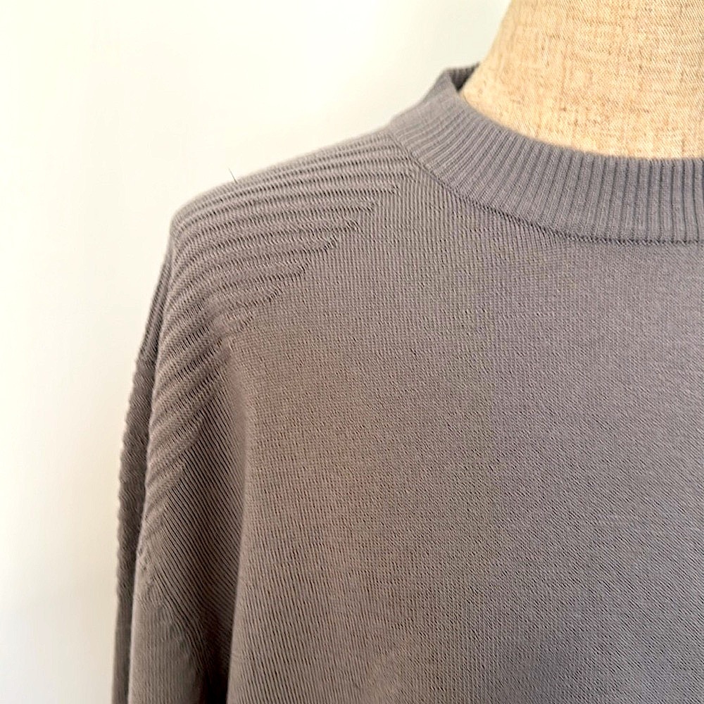 Men's Light Gray Alchemy Sweater with Shoulder Detail! L - Picture 5 of 7